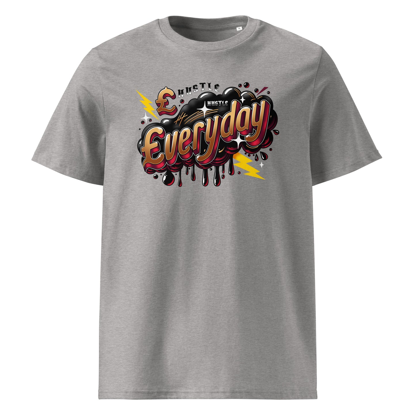 HUSTLE £VERYDAY LIGHTNING TEE