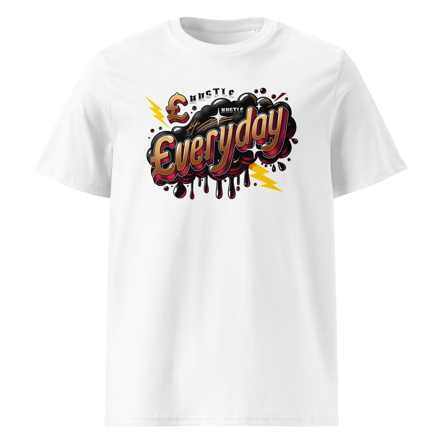 HUSTLE £VERYDAY LIGHTNING TEE