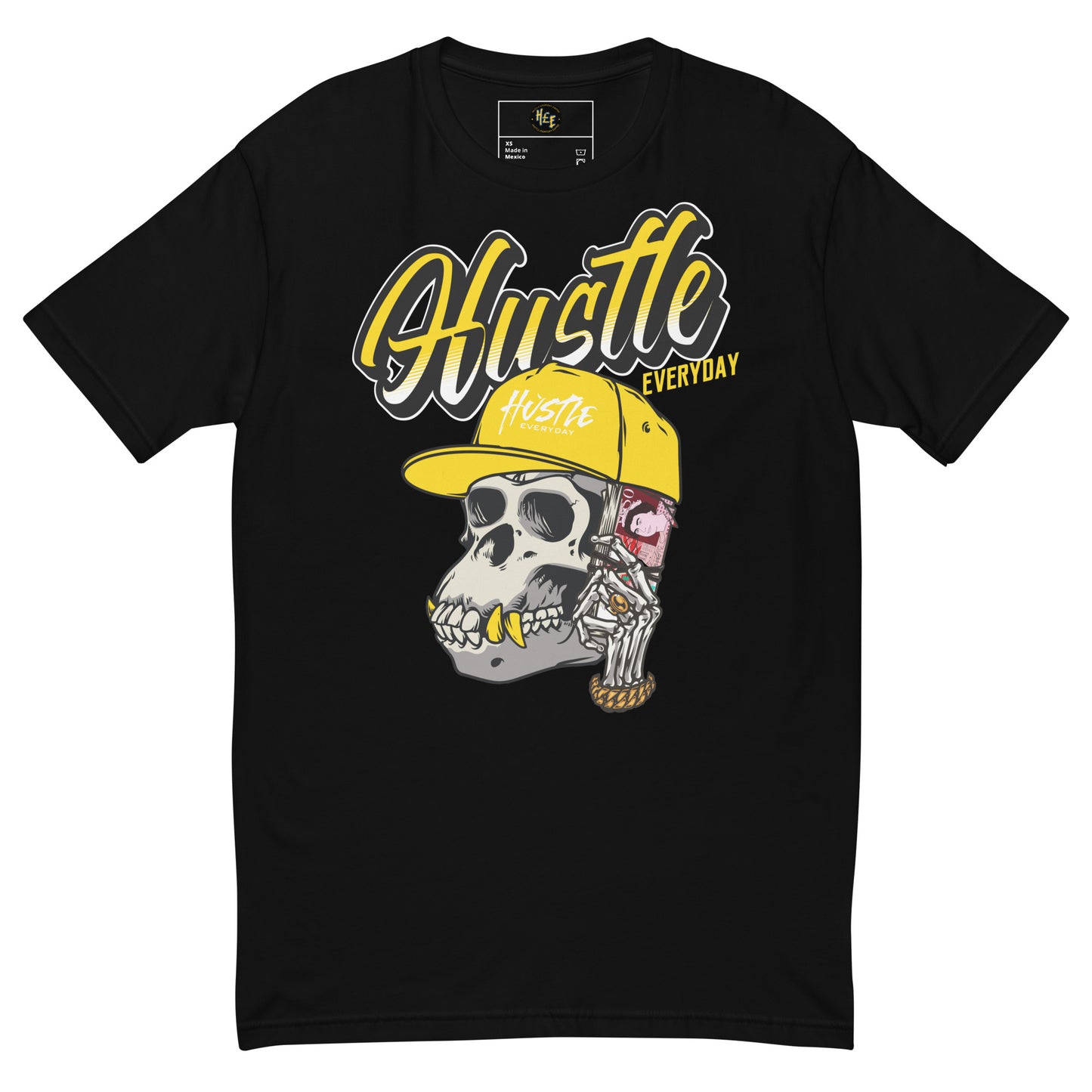 GOLD APE SKULL H.£ TEE