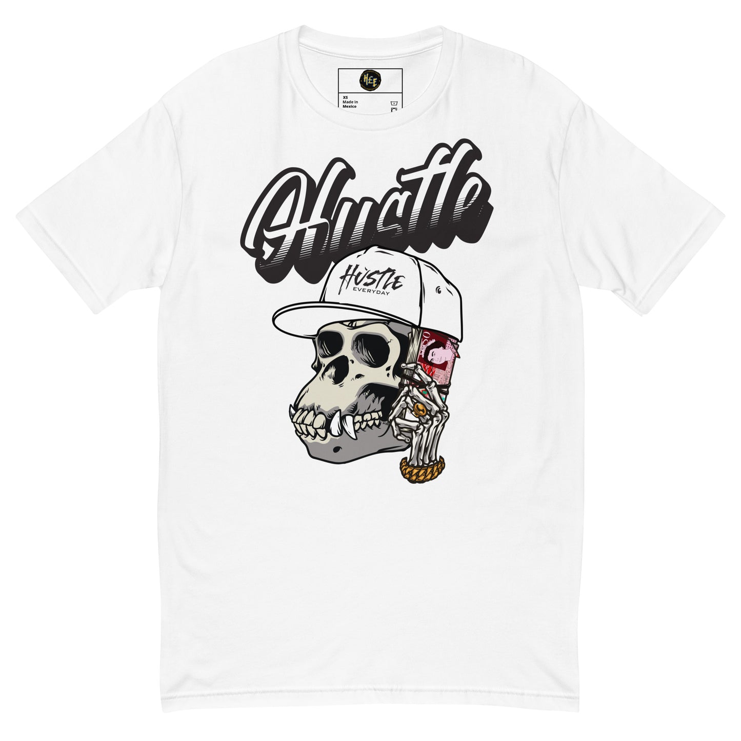 WHITE APE SKULL H.£ TEE